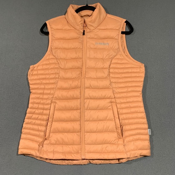 Magellan Outdoors Jackets & Blazers - Magellan Outdoors Womens L Puffer Vest Peach Water Resistant Classic Fit Quilted